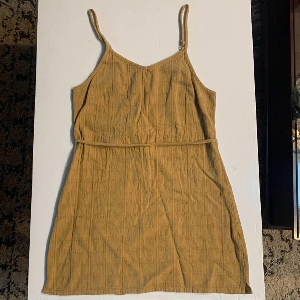 Rhythm Mustard Mini Dress, S